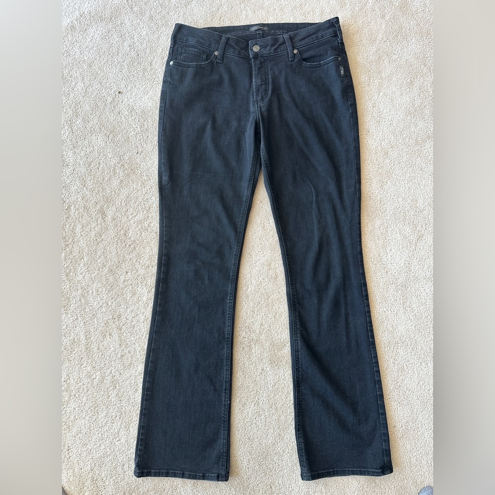 Silver Jeans Women's Dark Blue Boot Cut Jeans